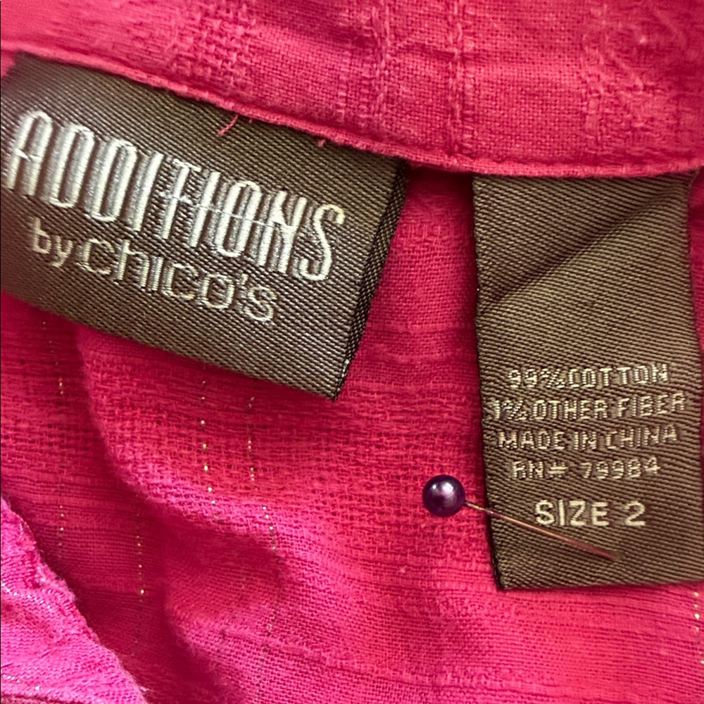Additions by Chico’s button-down blouse - image 8